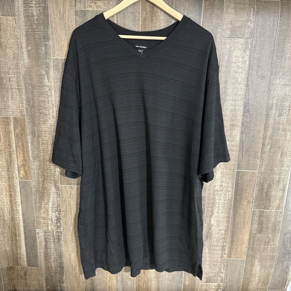 Van Heusen Black‎ Tshirts for men short sleeve Size 2XLT